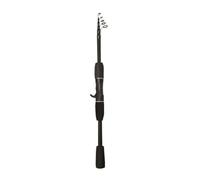 Wlinfetity Portable Telescopic Baitcast Fishing Rod 1.5m-2.1m ML Carbon Fiber with EVA Grip for Lake River Reservoir Fishing, 2-Piece 45-51cm Shrink Length, 2500g Load Capacity