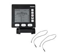 Wlinfetity Rowing Machine Counter Speedometer with LCD Display, Wireless Connection, Time/SPM/Power/Strokes/Distance/Calorie Monitor, for Wind Resistance Rowing Machines with SM# Connector, Black