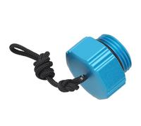 Wlinfetity Scuba Diving Dust Cap for DIN First Stage Regulator Tank Valve Protection Cover, Aluminum Alloy with Lanyard, Compatible with DIN Valves