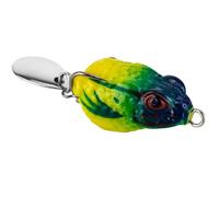 Wlinfetity Soft Jumping Frog Fishing Lure 3cm 4.3g with Dual Hooks, for Snakehead and Freshwater Predators, Realistic 3D Eyes & Lifelike Movement, Pack of 1