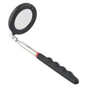 Wlinfetity Telescopic Inspection Mirror with 360° Swivel Head and LED Light for Car Mechanic Repair, Stainless Steel Folding Tool for DIY Automotive Use