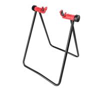 Wlinfetity U-Shaped for Bike Repair Stand for Road and Mountain Bikes, Foldable for Bicycle Parking Rack with 360° Rotation, Aluminum Alloy Construction, Black and Red
