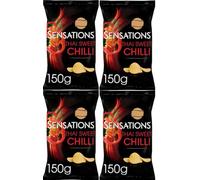 Wlkers Sensations Crisps - Thai Sweet Chilli 150g(4packS)