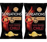 Wlkers Sensations Multipack Crisps - Thai Sweet Chilli 5x25g(2packS)
