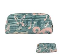 WLKSNBVD Leather Pencil Case Large Capacity Pencil Pouch Aesthetic Pen Pouch Organizer with Zipper Portable Big Dream note Pen Bag for Women Men Makeup Brush Bag Travel