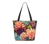 WLKSNBVD Tote Bag for Women Purse and Handbags Tote Shoulder Shopping Bag Flowers as background Messenger Bag