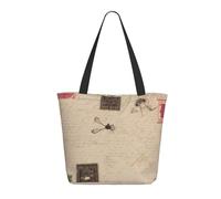 WLKSNBVD Tote Bag for Women Purse and Handbags Tote Shoulder Shopping Bag Old fashioned mail Messenger Bag