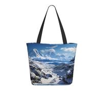 WLKSNBVD Tote Bag for Women Purse and Handbags Tote Shoulder Shopping Bag Spectacular snowy mountains Messenger Bag