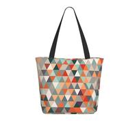 WLKSNBVD Tote Bag for Women Purse and Handbags Tote Shoulder Shopping Bag Triangles Patterns Messenger Bag