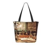 WLKSNBVD Tote Bag for Women Purse and Handbags Tote Shoulder Shopping Bag Vintage Chemistry Lab Messenger Bag