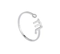 WLLDDDIU 12 Zodiac Signs Constellation Ring for Women 925 Sterling Silver Horoscope Zodiac Adjustable Finger Circlet Open Stackable Rings Dainty Fashion Jewelry Gifts Silver Aries