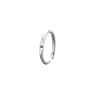 WLLDDDIU 925 Sterling Silver Rings for Women Girls Adjustable initial Open Ring A-Z Letter Stackable Finger Circlet Eternity Wedding Promise Engagement Band Jewellery Gifts Silver Letter K