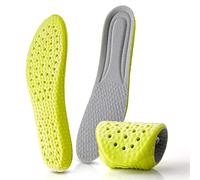 WLLHYF 1 Pair Memory Foam Shoe Insoles, Prevent Foot Odor Shock Absorption Inserts Sports Insoles Soft Comfortable Replacement Insoles for Men Women Relieve Foot Pain Men: UK 7-9