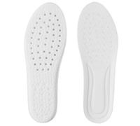 WLLHYF 1 Pairs Memory Foam Shoe Insoles, Shock Absorption Inserts Arch Support Cushioning Sports Insoles Soft Comfortable Replacement Insoles for Men Women Relieve Foot Pain Woman: UK 3-6, White