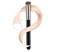 WLLHYF Concealer Brush Foundation Brush, Eye Mini Angled Flat Top Kabuki Nose Contour Brush, Liquid Blending Mineral Powder Makeup Tools Style A