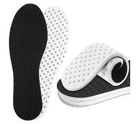 WLLHYF Memory Foam Shoe Insoles - Breathable Anti-Odour, Soft Cut-to-Size Sports Inserts for Shock Absorption - Comfortable Replacement for Men Women (Men: UK 7.5-8.5(26cm))