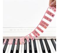 WLLHYF Piano Sheet Music Topper for Beginners 88 Keys Silicone Removable No Sticking Piano Keyboard Music Labels Piano Accessories