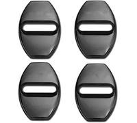 WLLLLa Car Door Lock Protector for VW Golf 7 Mk2 Mk3 Mk4 Mk6,Anti-Scratch Door Striker Latches Sill Stopper Covers Car Lock Accessories,B/Black