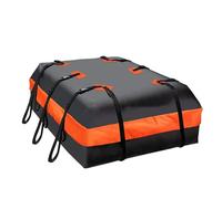 WLLLLa Car Roof Bag for Dacia Sandero Stepway 3.GEN 2.Gen 2012 2013 2014-2025,Waterproof Holidays Roof Box Storage Extra-Large Car Top Roofbox External Accessories,C-Orange with black