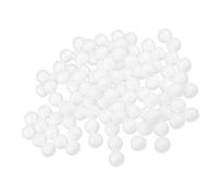 WLLXTK 100Pcs Small White Foam Balls Polystyrene Craft Balls Art Decoration Foam Balls for Art, Craft, Household, School Projects, Party Decorations,27mm