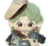 WLLXTK 20cm Cotton Doll Toy Gift It has a built-in movable frame, allowing it to be posed in various positions Birthday Gift（Clothing not included）