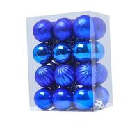 WLLXTK 24x Christmas Balls Ornaments Hanging Ornaments Party Favors Shatterproof Christmas Tree Decorations for Valentine's Day Home