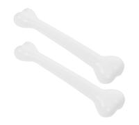 WLLXTK 2Pcs Realistic Plastic Human Bones Halloween Skeleton Props for Spooky Decorations and Detailed Bones Decor for Parties Haunted Houses Graveyard Displays