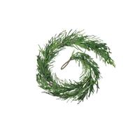 WLLXTK Artificial Norfolk Pine Garland,Christmas Greenery Garland Holiday Hanging Decoration Artificial Vine for Porch New Year Xmas, 150cm