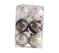 WLLXTK Christmas Balls Ornaments Set Xmas Tree Decorations Easy to Use Christmas Decorative Baubles for Festive Bedroom Thanksgiving, Colorful, 6cm