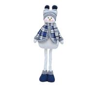 WLLXTK Christmas Doll Christmas Standing Snowman Christmas Decoration Soft Stuffed Figure Toy Xmas Ornament for Door New Year Table, 102cm 2