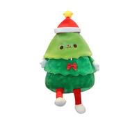 WLLXTK Christmas Doll Ornament Glowing Top Hat Plays Christmas Songs Christmas Decoration Stuffed Figure for Tabletop New Year Decor, Christmas Tree