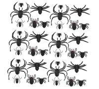 WLLXTK Fake Plastic Prank Props 70pcs Assorted Sizes Black Realistic Simulation for Halloween Party Decorations Prank Gag Photo Props