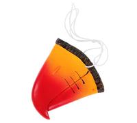WLLXTK Lifelike Parrot Nose Prop for Halloween Costume Easy to Use Animal Nose Cosplay Accessory Lightweight Vinyl Bird Mask for Themed Parties Multipurpose Fun