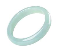 WLLXTK Natural Myanmar Jadeite Bracelet - Imperial Concubine Style Hand Carved A-grade Jade Bangle, Certified Genuine Burmese Jade Jewelry Gift For Women,