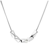 WLLXTK Necklace Female Literary Small Fresh New Silver Beans Sense Collarbone Chain Fashion