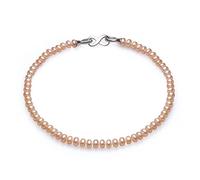 WLLXTK Pearl Pendant Necklace Women Lady Gift Classic And Noble Natural Bread Round Accessories