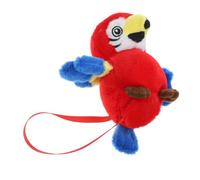 WLLXTK Pirate Costume Accessory Parrot Shoulder Prop Cute Stuffed Parrot for Cosplay Halloween Parties and Themed Events Safe and Secure Fit for Adults
