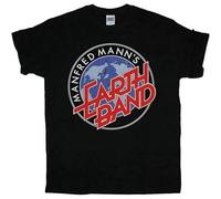 WLMDZYH Manfred Mann'S Earth Band Logo T Shirt 10Cc The Alan Parsons Project Saga Black