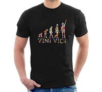 WLMDZYH Men's Vini Vici Flags T-Shirt PSY Progressive Trance Black