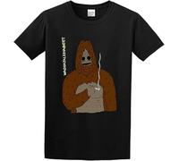 WLMDZYH Sassy The Sasquatch Big LEZ Show Un Whatcha Talk Funny Cotton T Shirt Mens Black