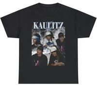 WLMDZYH Tokio Hotel Tom Kaulitz T-Shirt Short Sleeve Cotton Black Men S to 5XL HC1355 Black