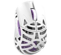 WLMOUSE Beast X Miao Ultralight 31g Magnesium Alloy Cute Gaming Mouse with PAW3950HS Sensor, Cat Paw, Small Hand Gaming Mouse with 8K Polling Rate,TTC/OM Switches ((White＆Purple(OM Switch))