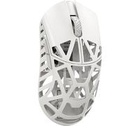 WLMOUSE Beast X Pro Ultra-Light 39g Magnesium Gaming Mouse, PAW3950 HS Sensor, 8K Polling Rate, 30000 DPI,OM & TTC Switches, Customizable Side Panels.(Milky White(OM Switch-Side Slits))