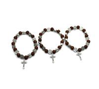 WLNEXT 3pcs Rosary Bead Ornament Household Decoration for Adults Male Female Praying Present Decoration