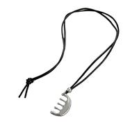 WLNEXT Comb Shaped Pendant Accessory for Females in Metal Versatile for and Leisure Activities Stylish Alloy Necklace