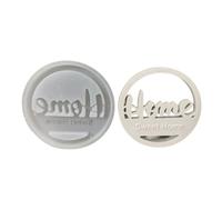 WLNEXT Rings Sweet Home Hanging Pendant Silicone Mould Ornament Decorative Clouds House Plaster Molds for Holiday Decorations
