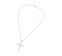 WLNEXT Shaped Crosses Layering Necklace Featuring Acrylic Diamonds Shimmering Effects Perfect Parties Event Sensitive Skin Party Accessory