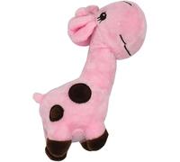 WLngtv Pink Dog Toy, Pet Dog Cats Puppy Cute Deer Shape Plush Doll Interactive Squeaky Chew Bite Toys