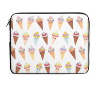Wlntrophic 12inch Laptop Case, Colorful Ice Cream Laptop Sleeve