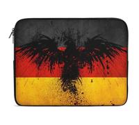 Wlntrophic 12inch Laptop Case, Germany Flag Eagle Laptop Sleeve